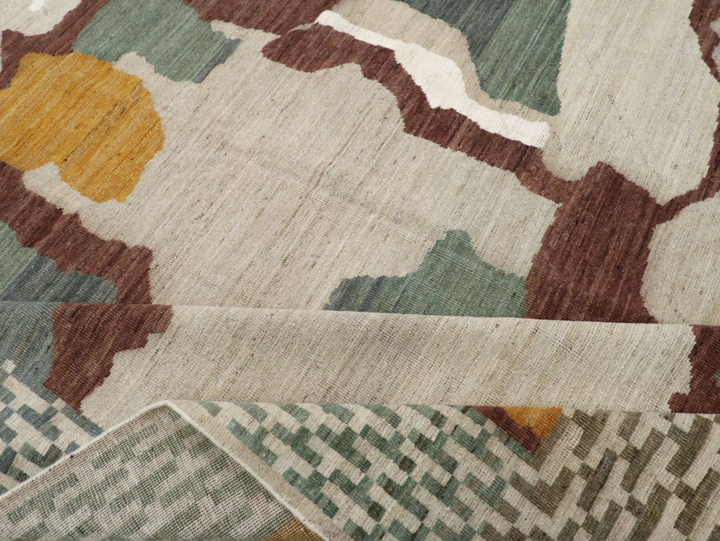 Modern East Turkestan Khotan Small Room Size Carpet, No.31773 - Galerie Shabab