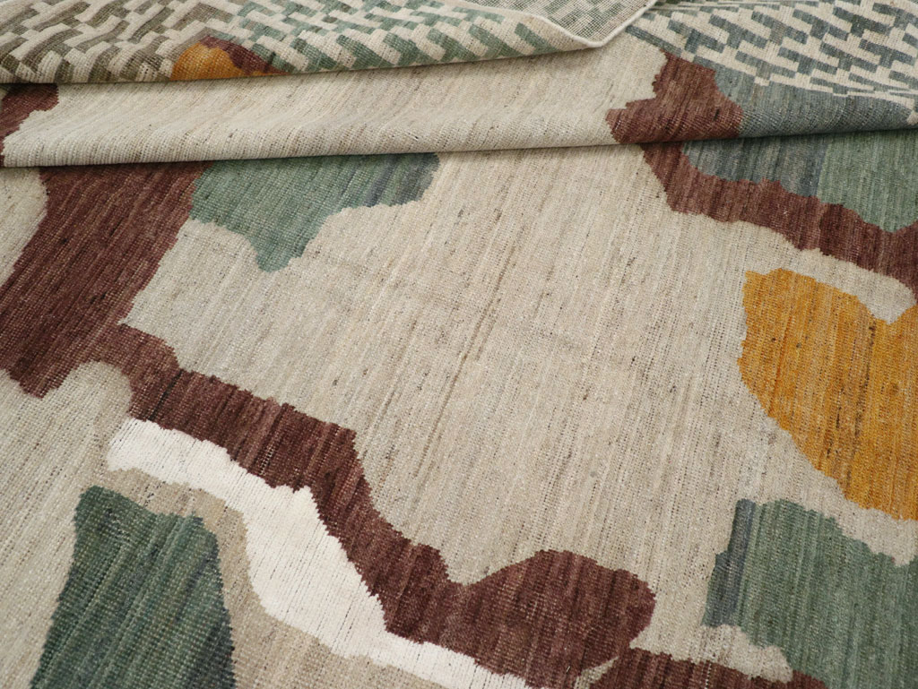 Modern East Turkestan Khotan Small Room Size Carpet, No.31773 - Galerie Shabab