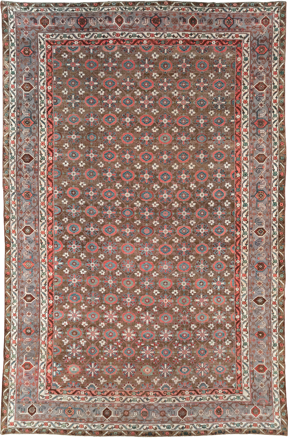Antique Persian Heriz Large Carpet, No.31774 - Galerie Shabab