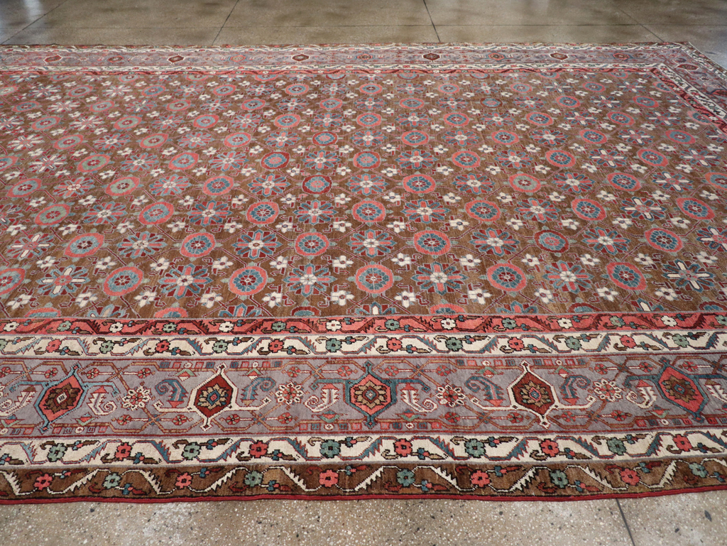 Antique Persian Heriz Large Carpet, No.31774 - Galerie Shabab