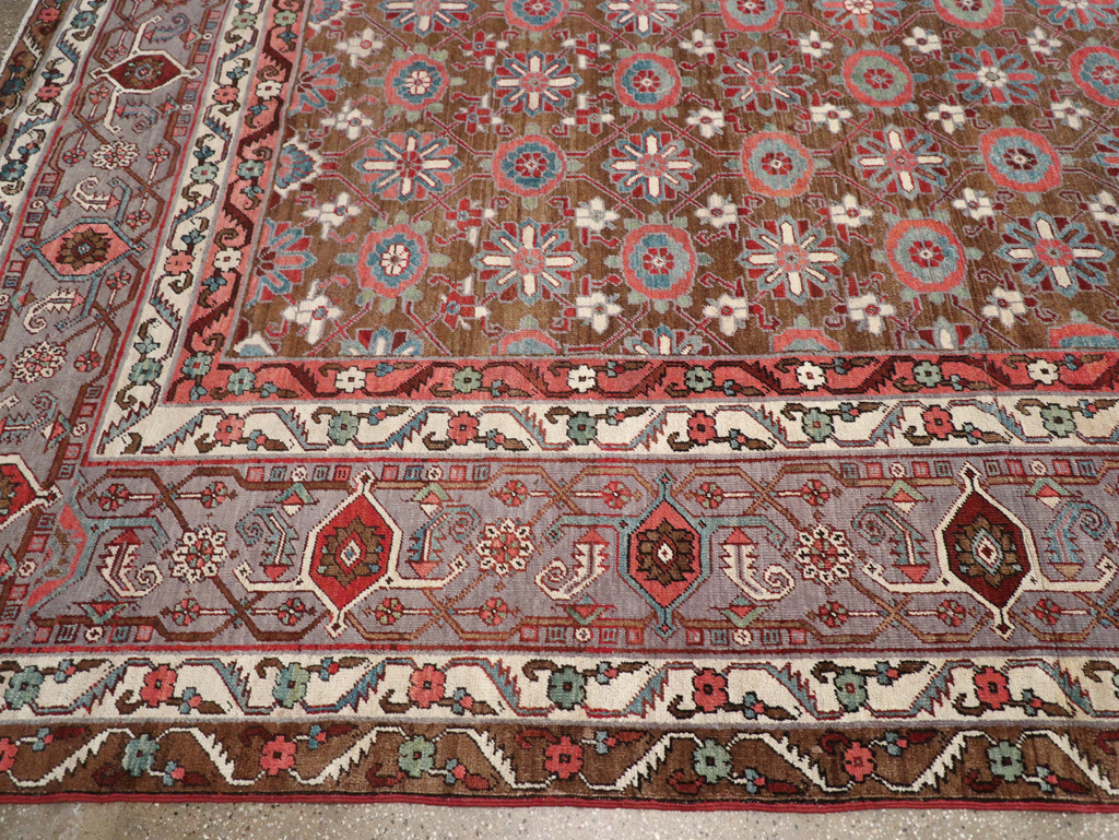 Antique Persian Heriz Large Carpet, No.31774 - Galerie Shabab