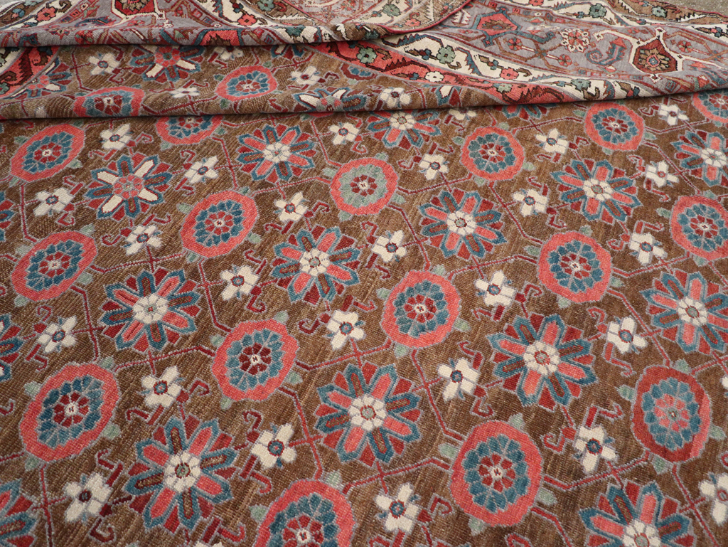 Antique Persian Heriz Large Carpet, No.31774 - Galerie Shabab