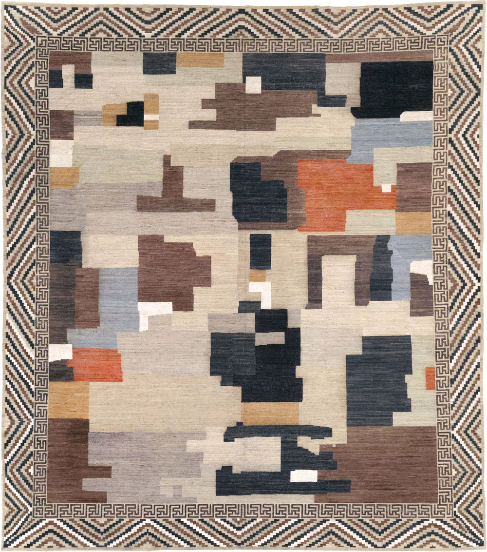 Modern East Turkestan Khotan Large Room Size Carpet, No.31776 - Galerie Shabab