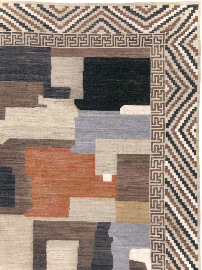 Modern East Turkestan Khotan Large Room Size Carpet, No.31776 - Galerie Shabab