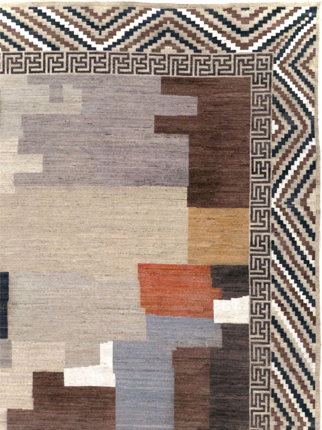 Modern East Turkestan Khotan Large Room Size Carpet, No.31776 - Galerie Shabab