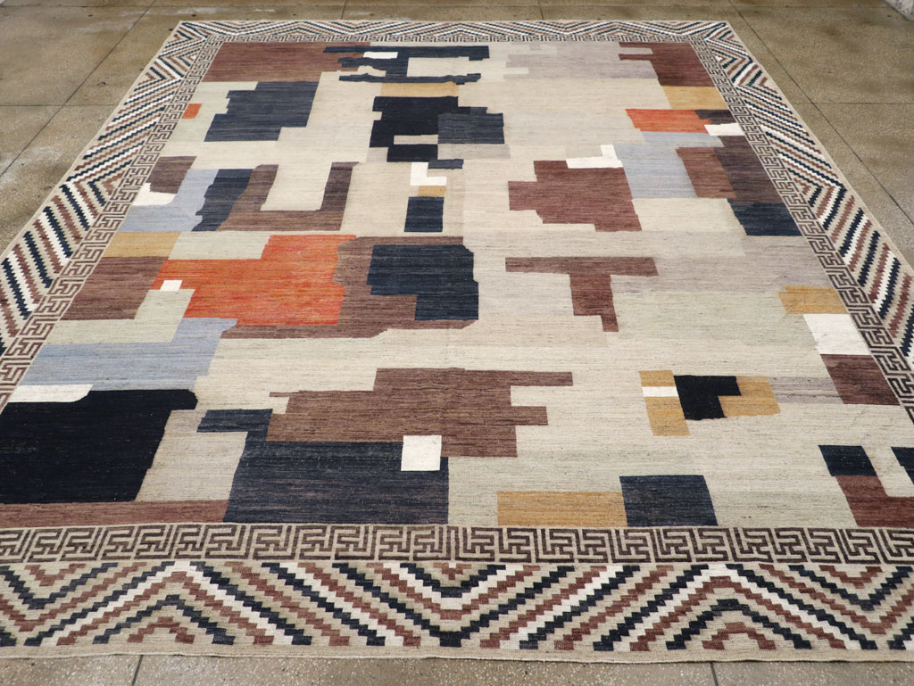 Modern East Turkestan Khotan Large Room Size Carpet, No.31776 - Galerie Shabab