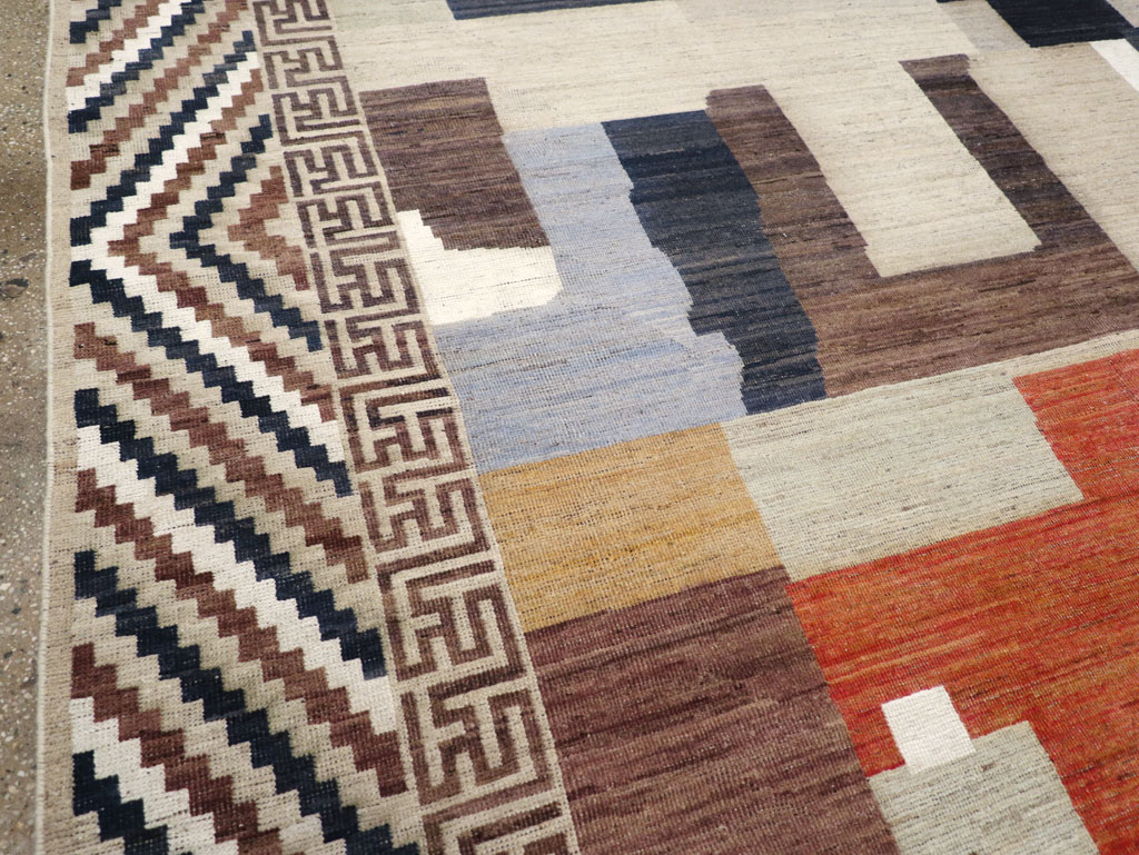 Modern East Turkestan Khotan Large Room Size Carpet, No.31776 - Galerie Shabab