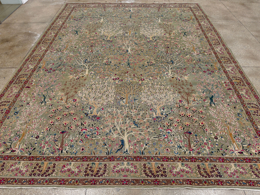 Antique Indian Lahore Large Carpet, No.31779 - Galerie Shabab