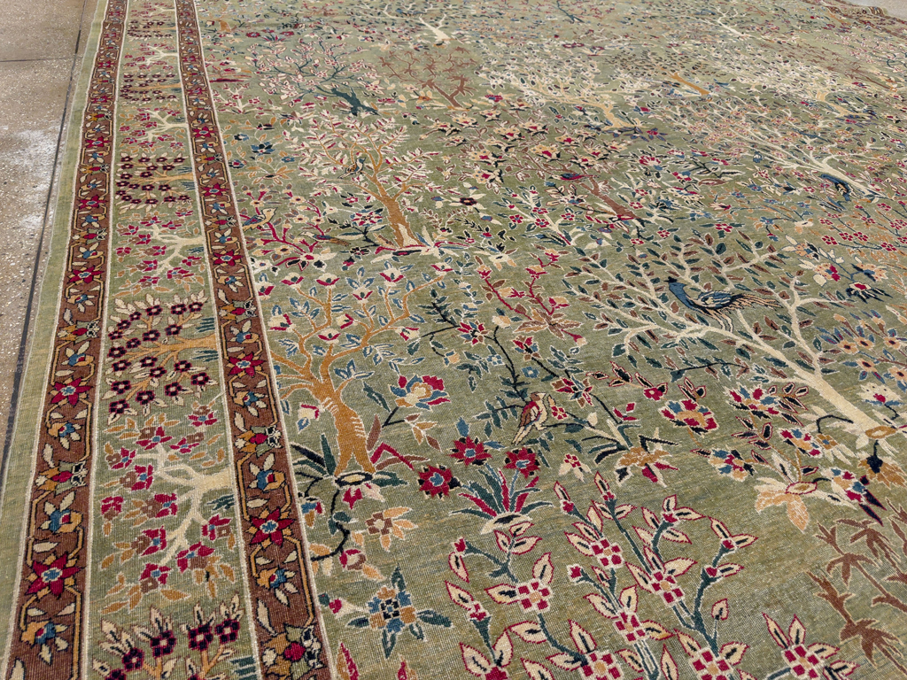 Antique Indian Lahore Large Carpet, No.31779 - Galerie Shabab