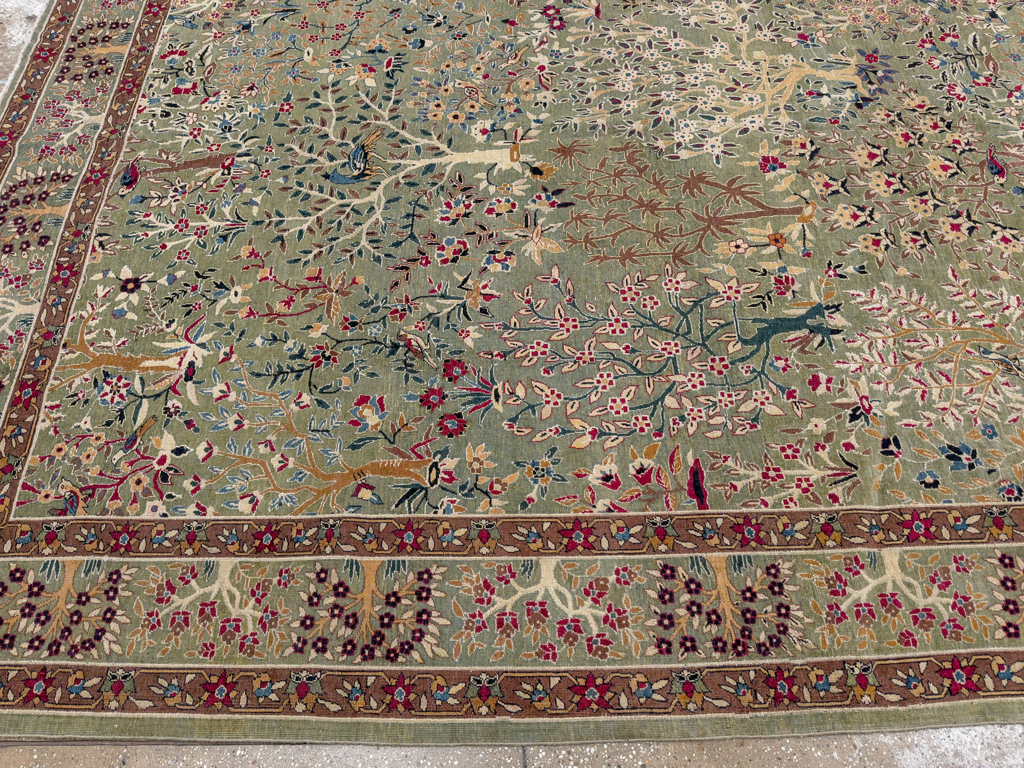 Antique Indian Lahore Large Carpet, No.31779 - Galerie Shabab