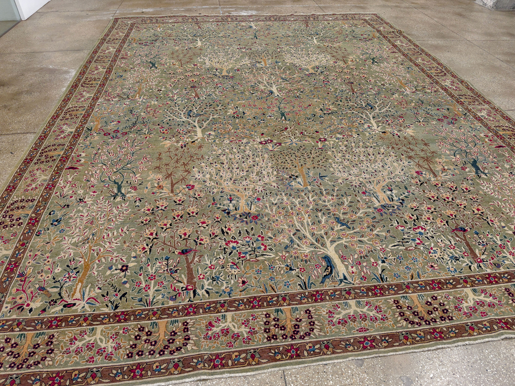 Antique Indian Lahore Large Carpet, No.31779 - Galerie Shabab