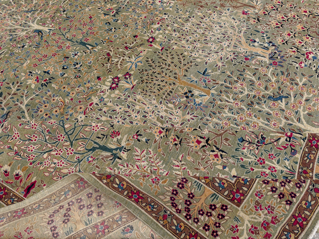 Antique Indian Lahore Large Carpet, No.31779 - Galerie Shabab