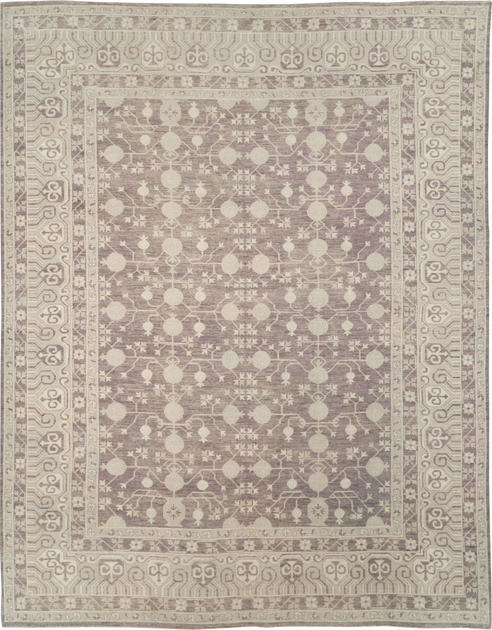 Modern East Turkestan Khotan Large Carpet, No.31788 - Galerie Shabab