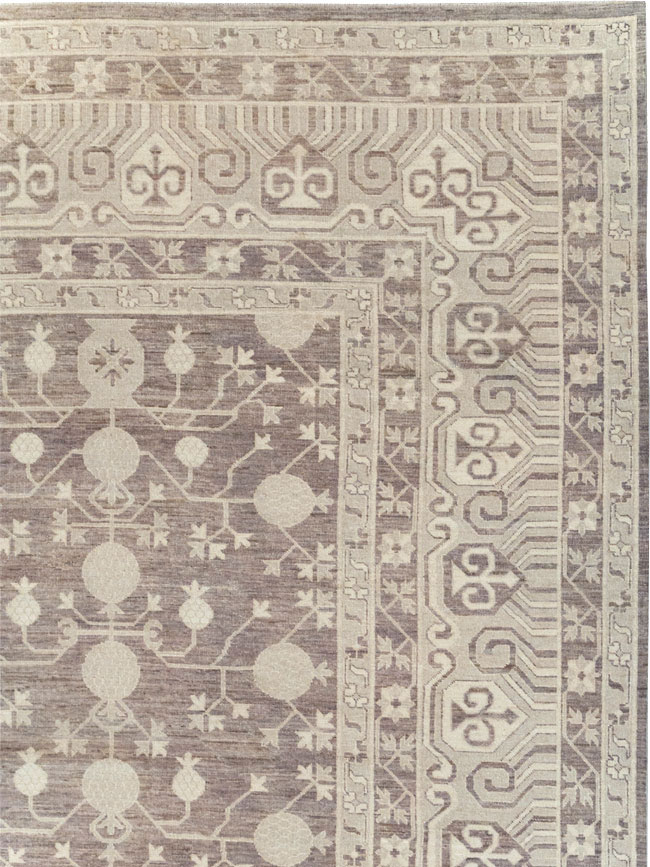 Modern East Turkestan Khotan Large Carpet, No.31788 - Galerie Shabab