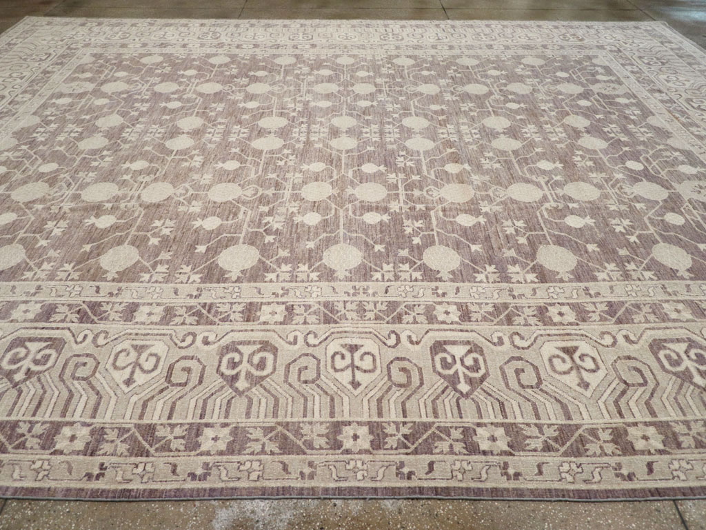Modern East Turkestan Khotan Large Carpet, No.31788 - Galerie Shabab