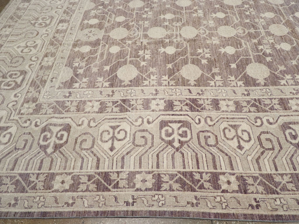 Modern East Turkestan Khotan Large Carpet, No.31788 - Galerie Shabab