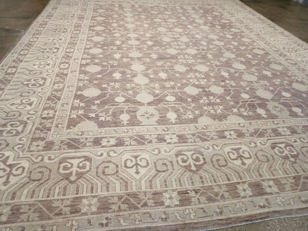 Modern East Turkestan Khotan Large Carpet, No.31788 - Galerie Shabab