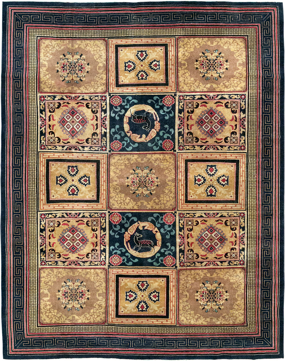 Antique Indian Khotan Room Size Carpet, No.31793 - Galerie Shabab