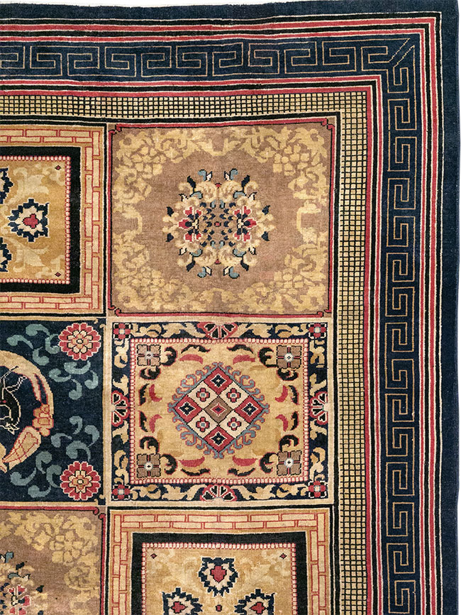 Antique Indian Khotan Room Size Carpet, No.31793 - Galerie Shabab