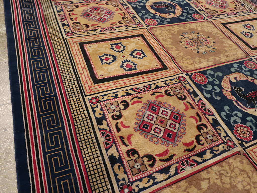 Antique Indian Khotan Room Size Carpet, No.31793 - Galerie Shabab