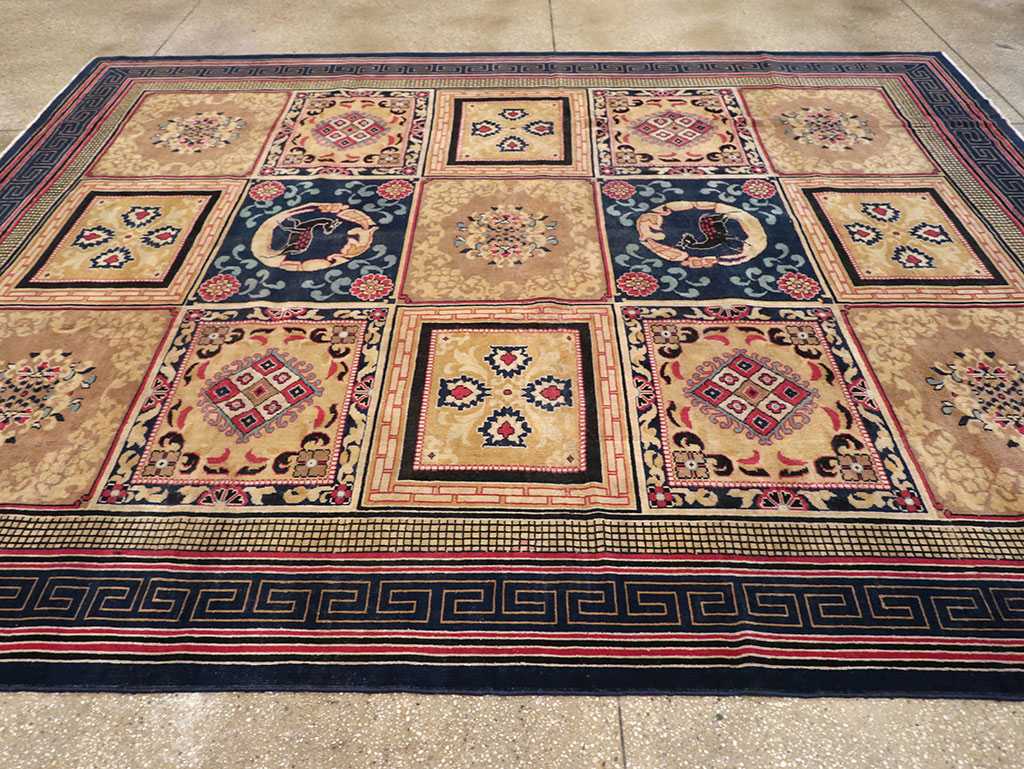 Antique Indian Khotan Room Size Carpet, No.31793 - Galerie Shabab