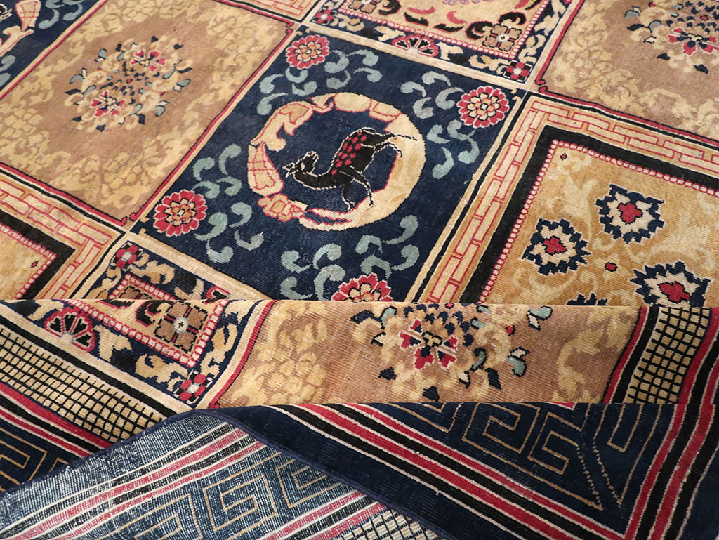 Antique Indian Khotan Room Size Carpet, No.31793 - Galerie Shabab