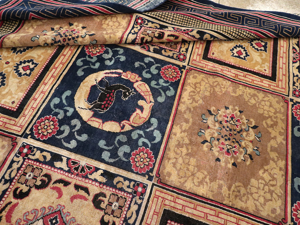 Antique Indian Khotan Room Size Carpet, No.31793 - Galerie Shabab