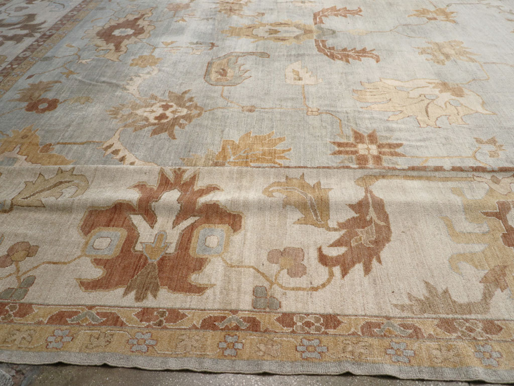 Modern Turkish Oushak Oversize Carpet, No.31795 - Galerie Shabab