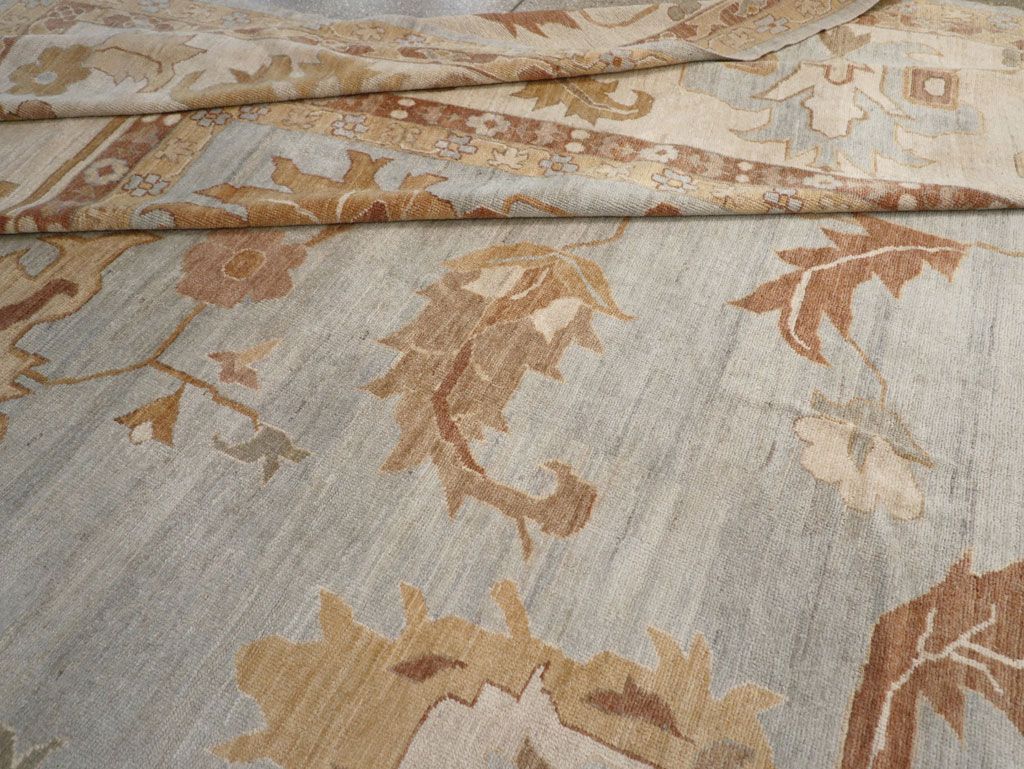 Modern Turkish Oushak Oversize Carpet, No.31795 - Galerie Shabab