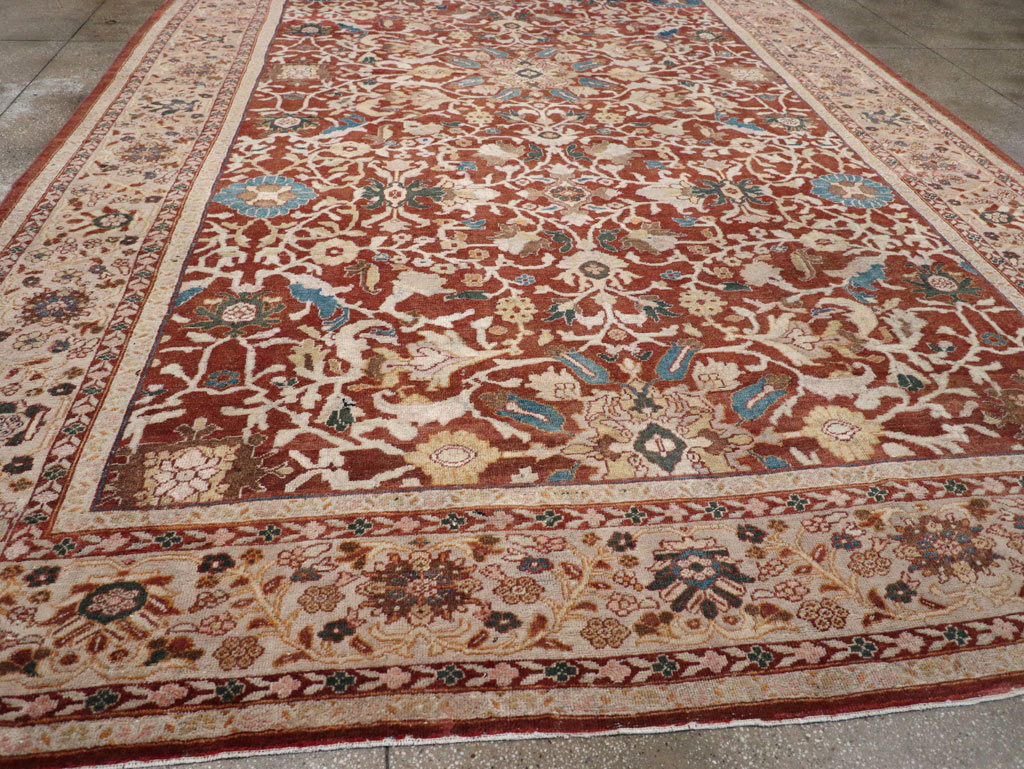Antique Persian Mahal Oversize Carpet, No.31796 - Galerie Shabab