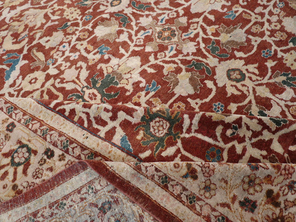 Antique Persian Mahal Oversize Carpet, No.31796 - Galerie Shabab