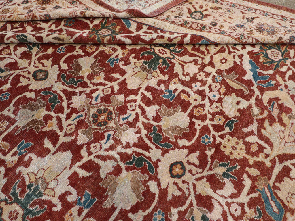Antique Persian Mahal Oversize Carpet, No.31796 - Galerie Shabab