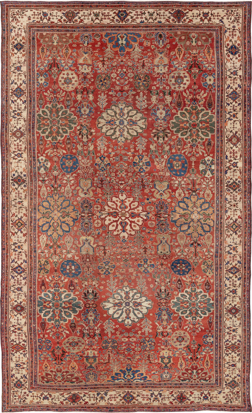 Antique Persian Sultanabad Oversize Carpet, No.31803 - Galerie Shabab