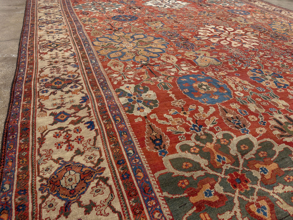 Antique Persian Sultanabad Oversize Carpet, No.31803 - Galerie Shabab