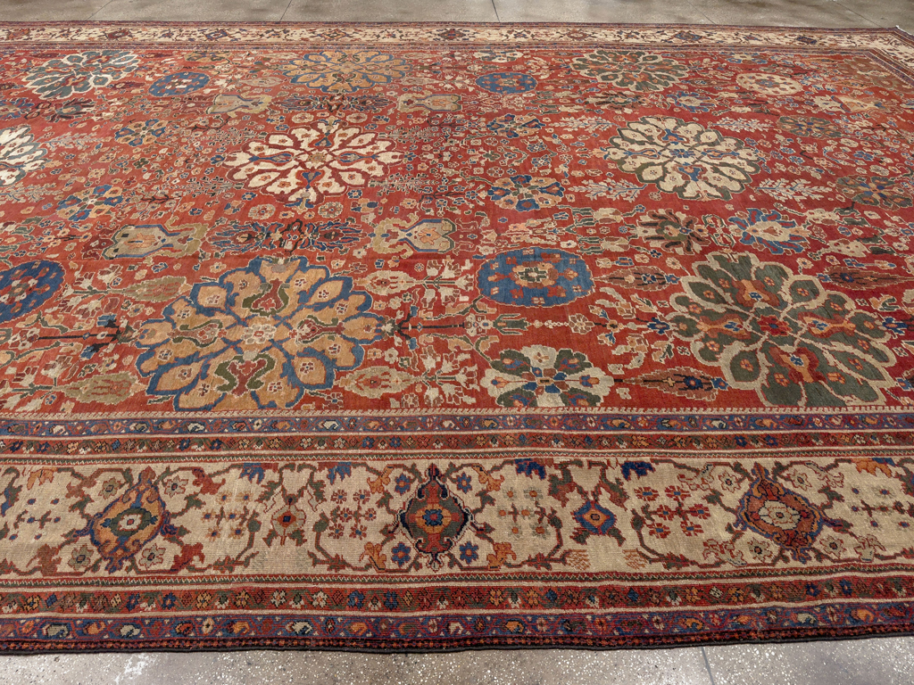 Antique Persian Sultanabad Oversize Carpet, No.31803 - Galerie Shabab