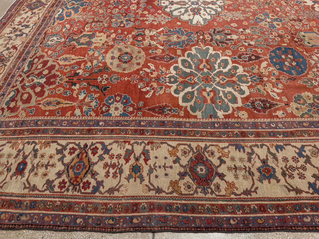 Antique Persian Sultanabad Oversize Carpet, No.31803 - Galerie Shabab