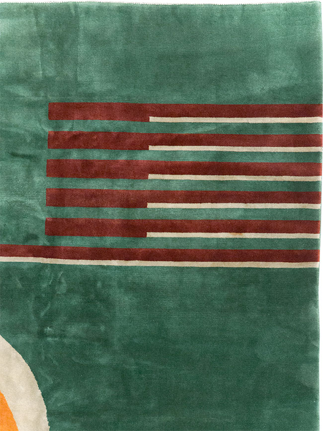 Vintage Chinese Art Deco Room Size Carpet, No.31804 - Galerie Shabab