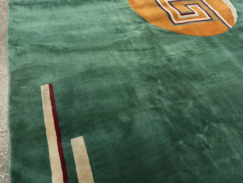 Vintage Chinese Art Deco Room Size Carpet, No.31804 - Galerie Shabab