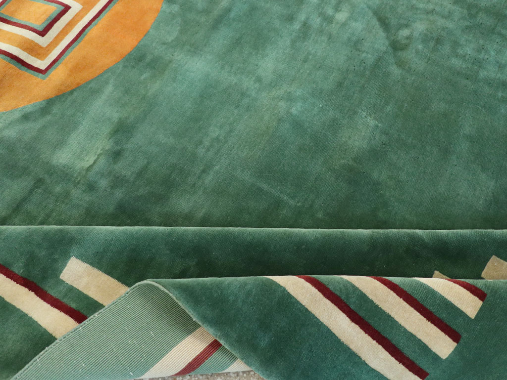 Vintage Chinese Art Deco Room Size Carpet, No.31804 - Galerie Shabab