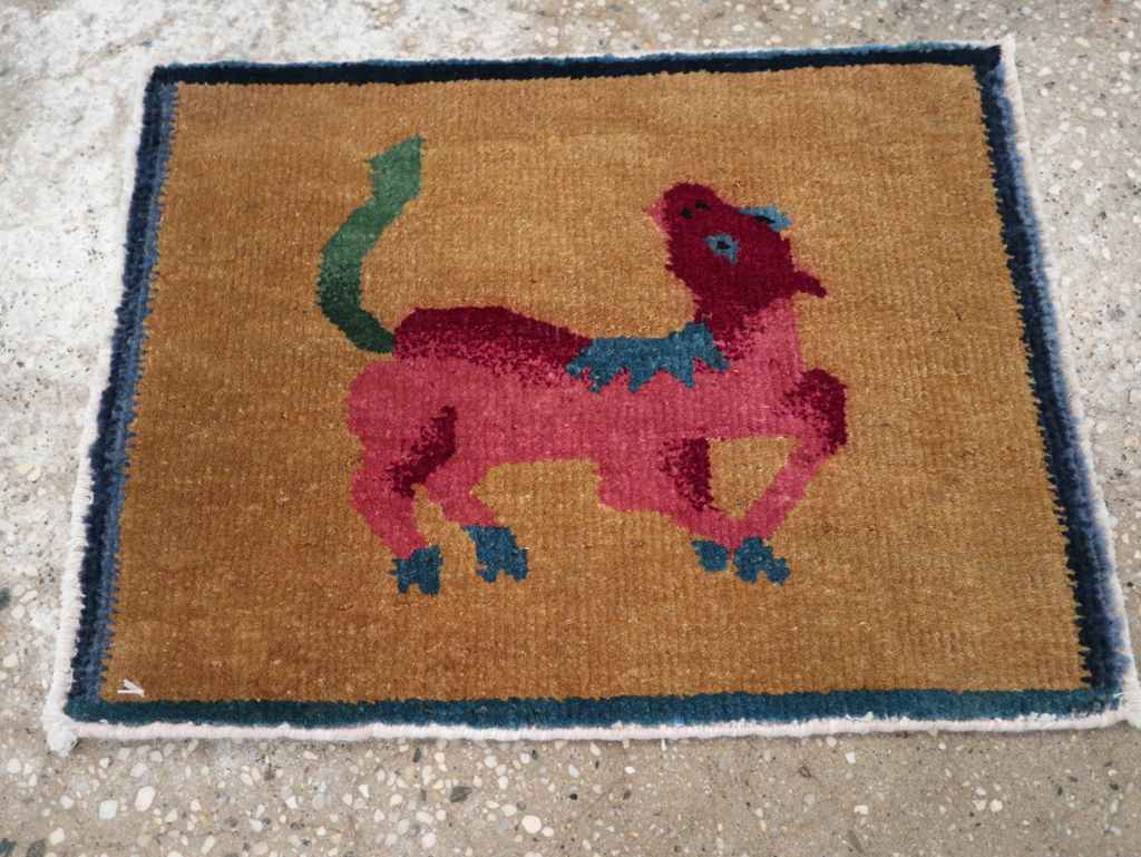 Vintage Chinese Pictorial Rug, No.31808 - Galerie Shabab