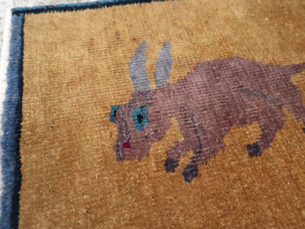 Vintage Chinese Pictorial Rug, No.31809 - Galerie Shabab