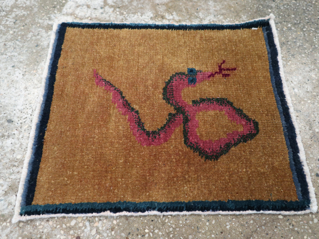 Vintage Chinese Pictorial Rug, No.31810 - Galerie Shabab