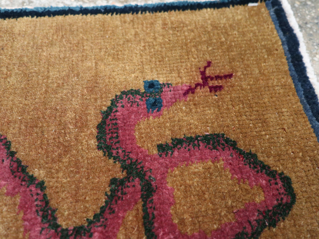 Vintage Chinese Pictorial Rug, No.31810 - Galerie Shabab