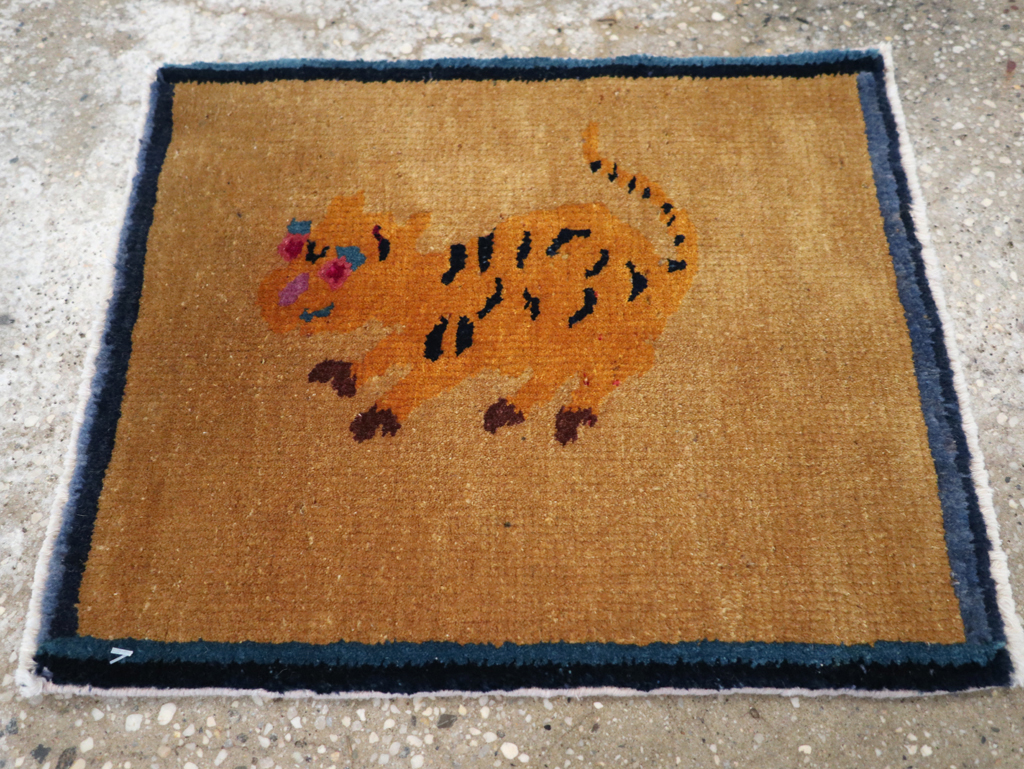 Vintage Chinese Pictorial Rug, No.31812 - Galerie Shabab