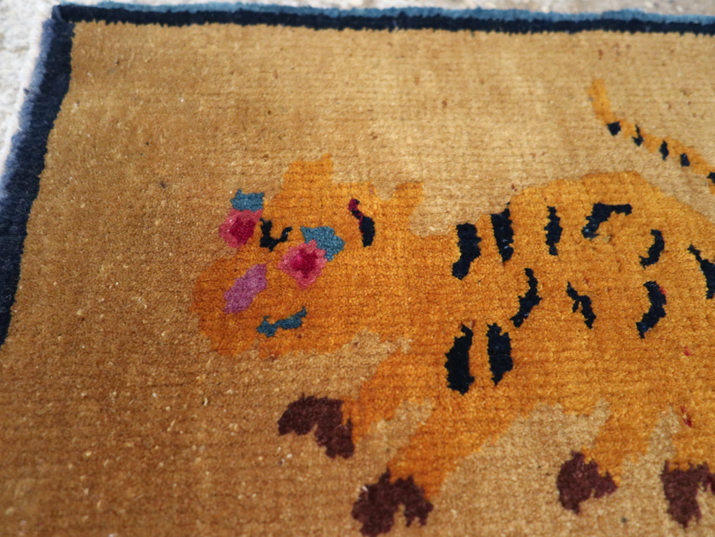 Vintage Chinese Pictorial Rug, No.31812 - Galerie Shabab