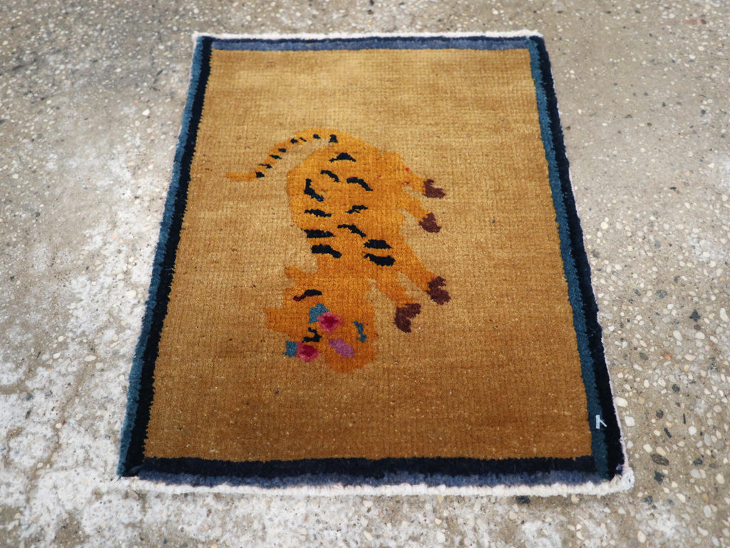 Vintage Chinese Pictorial Rug, No.31812 - Galerie Shabab