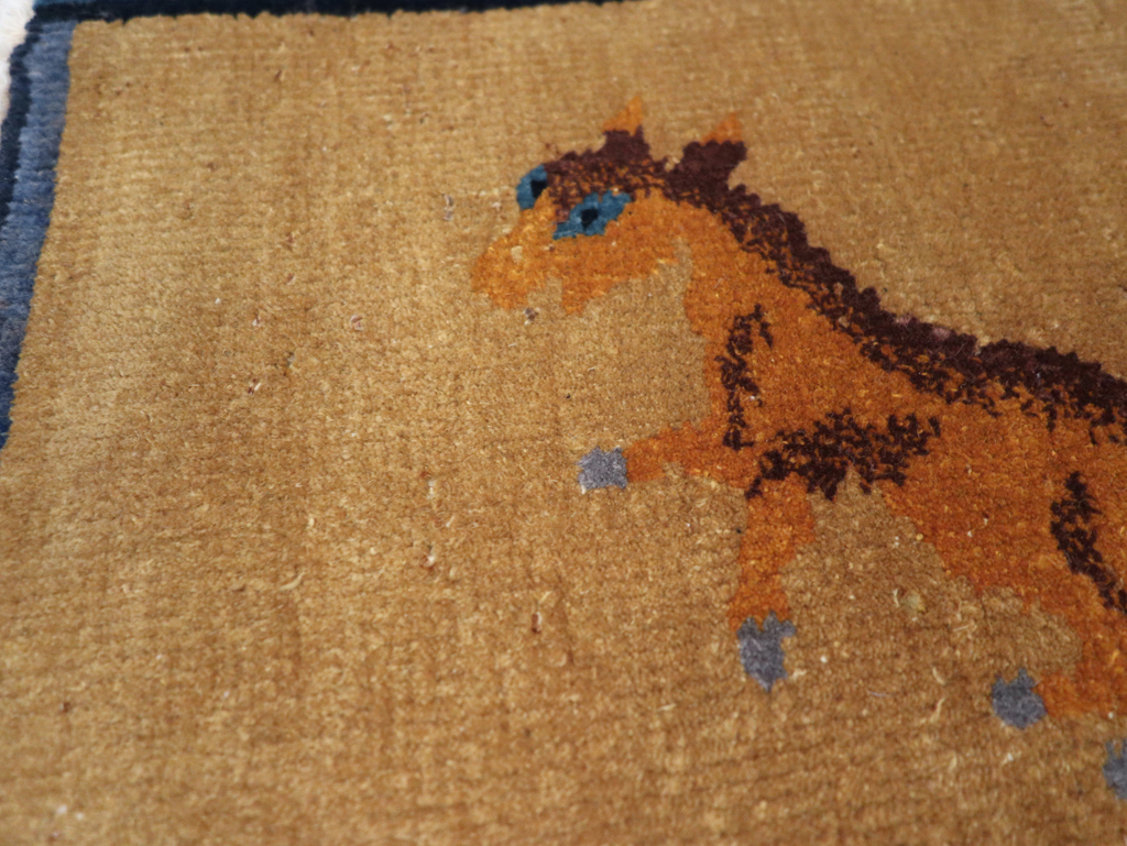 Vintage Chinese Pictorial Rug, No.31813 - Galerie Shabab