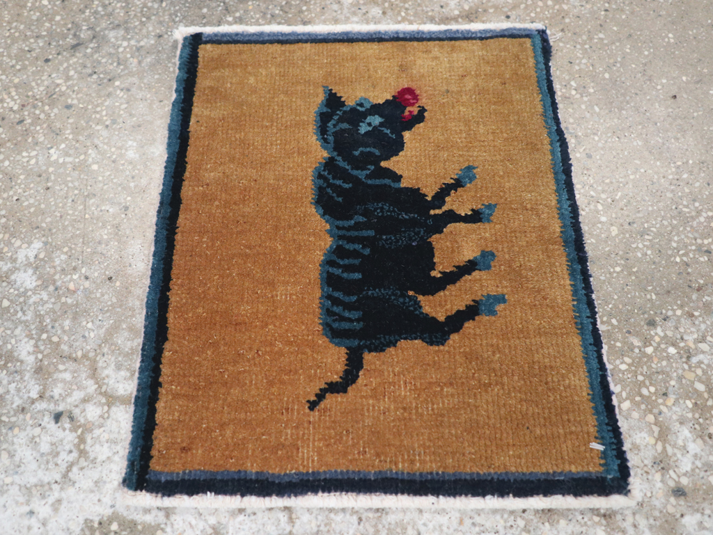 Vintage Chinese Pictorial Rug, No.31814 - Galerie Shabab