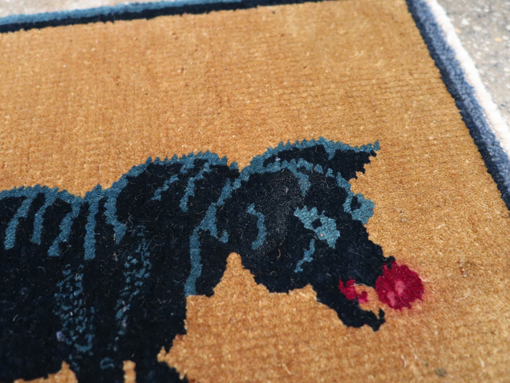 Vintage Chinese Pictorial Rug, No.31814 - Galerie Shabab