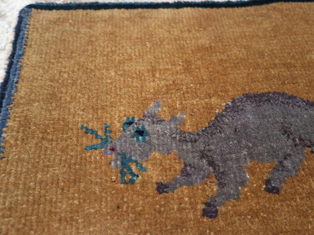 Vintage Chinese Pictorial Rug, No.31815 - Galerie Shabab